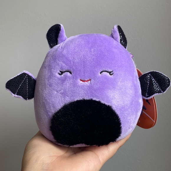 Squishmallows Other - RESERVED/TRADE 💗 Joldy the Purple Bat 5” Squishmallows